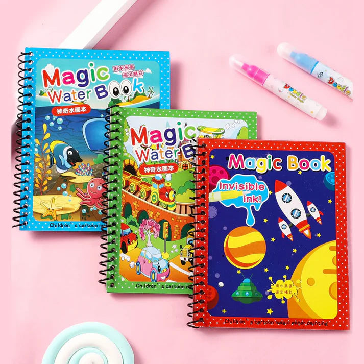 Magic Water Drawing Coloring Book