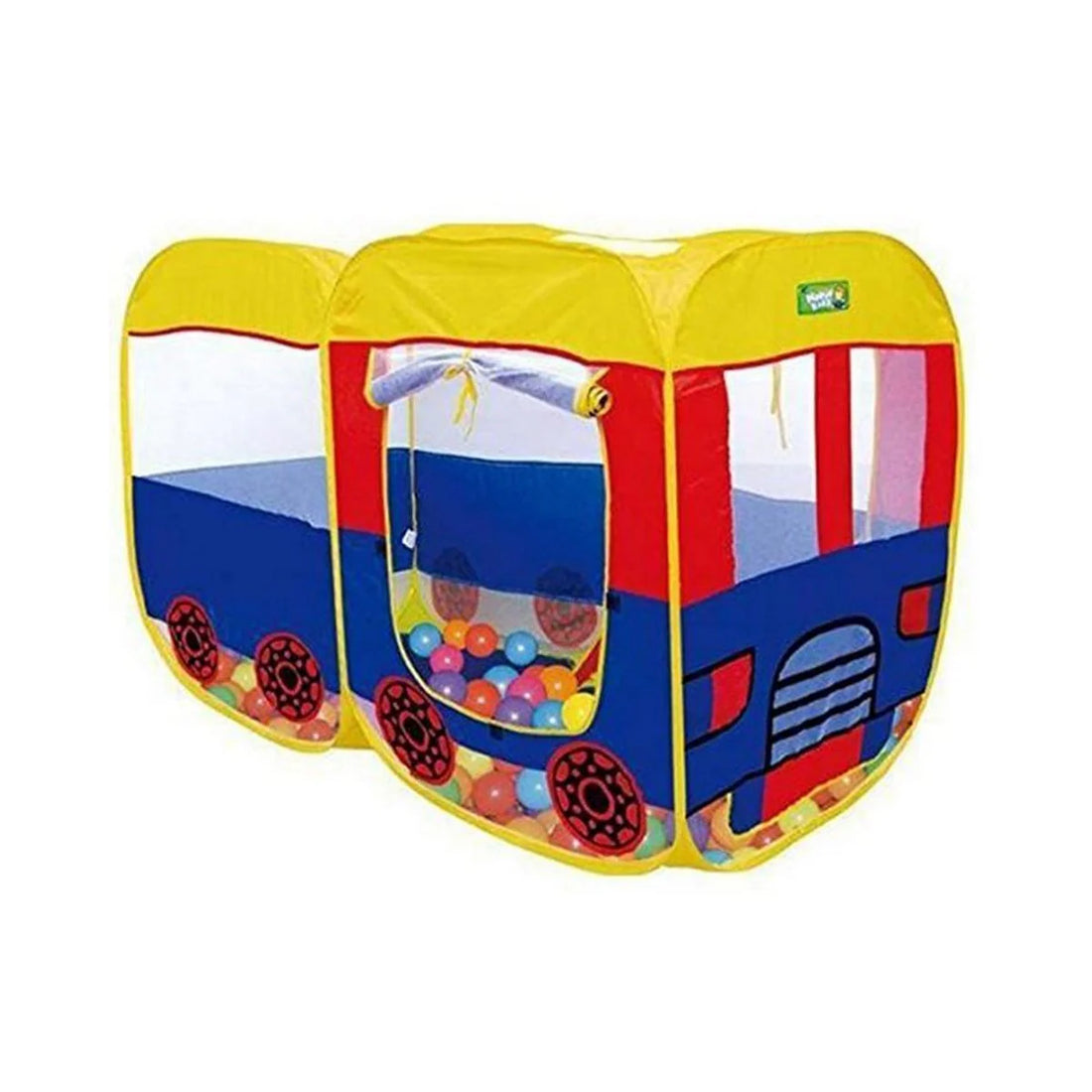 Pack Of 2 - Pop up House Tent + 50 Soft Plastic Balls