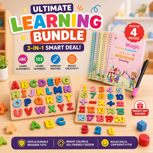 🔥 Ultimate Kids Learning Bundle – 3 in 1 Smart Deal! 🧠📚
