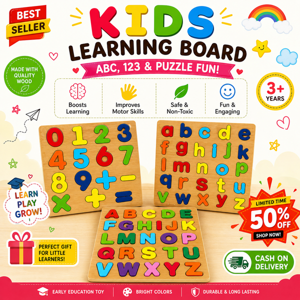 🚀 ULTIMATE 3-IN-1 GENIUS BOARD BUNDLE | Learn, Play & Master!
