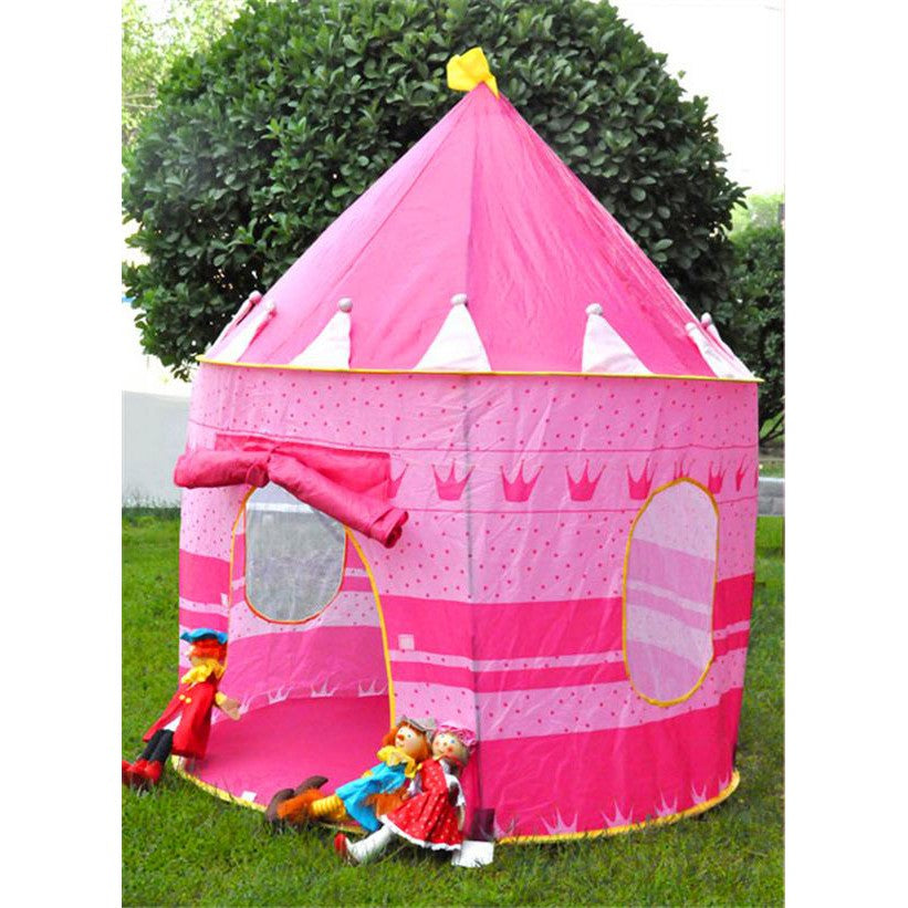 Kids Princess Castle Play Tent – Foldable Indoor & Outdoor Playhouse for Boys & Girls